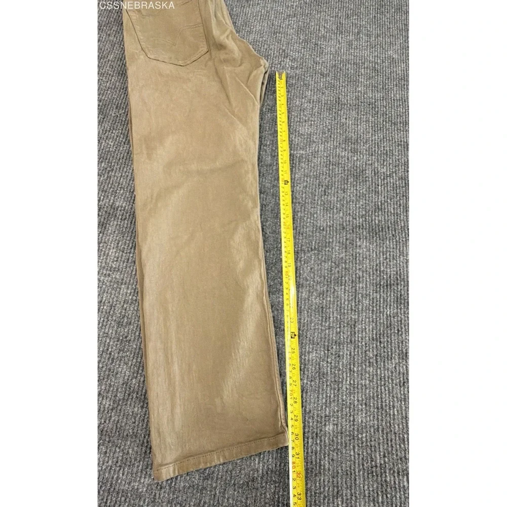 Levi's Men's 505 Regular Fit Straight Leg Tan Khaki‎ Denim Jeans Sz 38x32